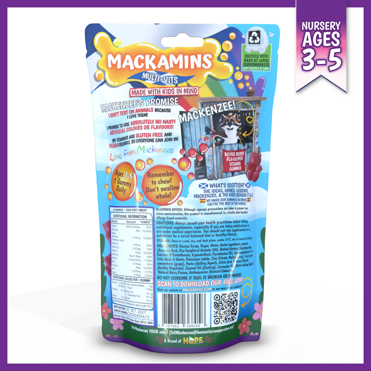 Mackamins Multi-Vits Gummies