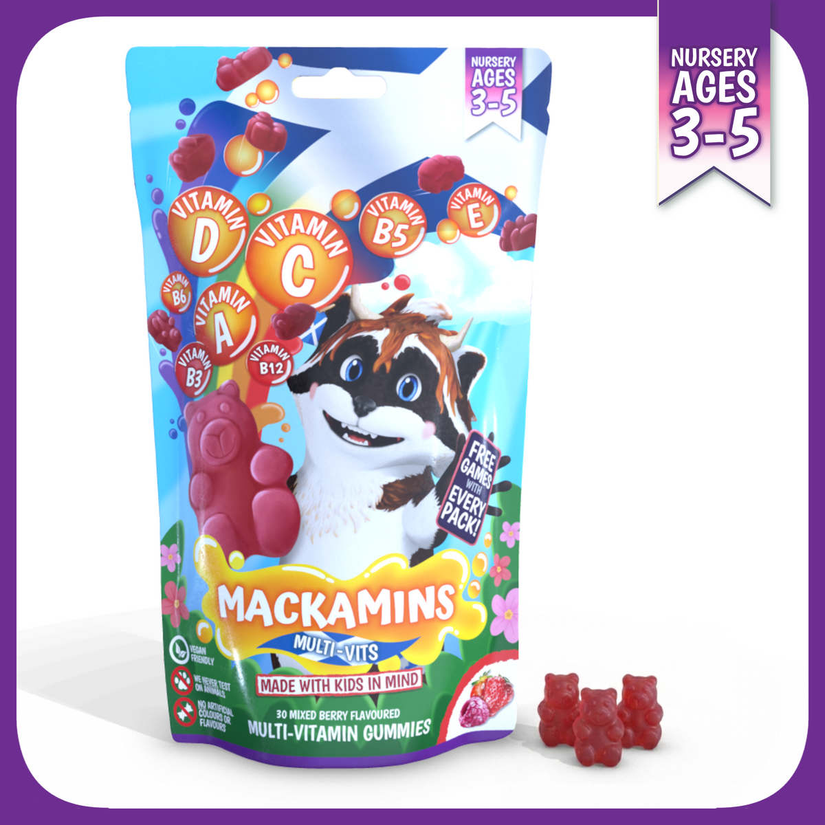 Ages 3–5